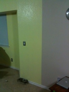 Painting the kitchen Sunbeam Yellow